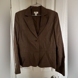 Ann Taylor Loft jacket/blazer
Size 12
Color brown